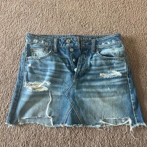Denim Mini Skirt